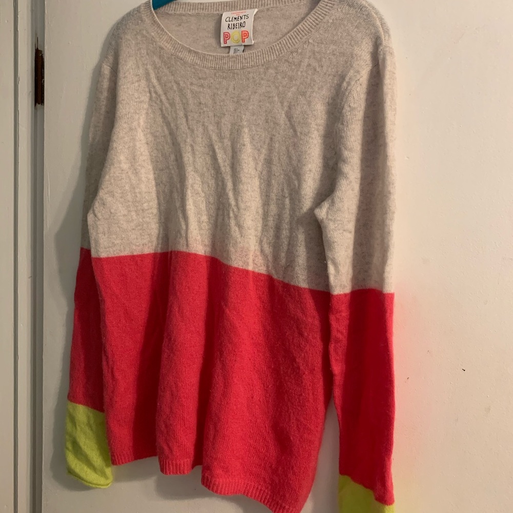 Colour blocked cashmere sweater Clements Ribeiro